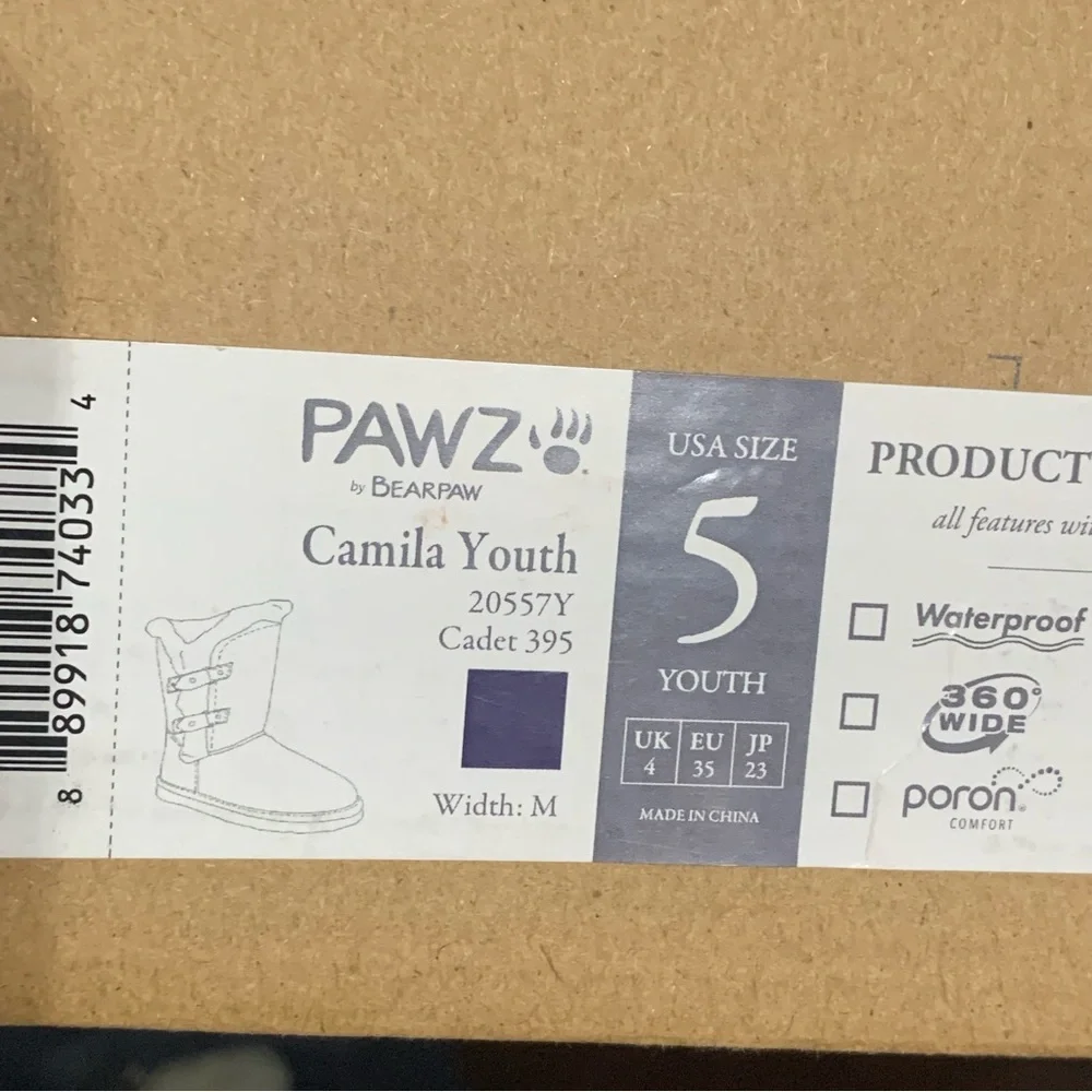 Bear Paw Camila Youth Winter Boots